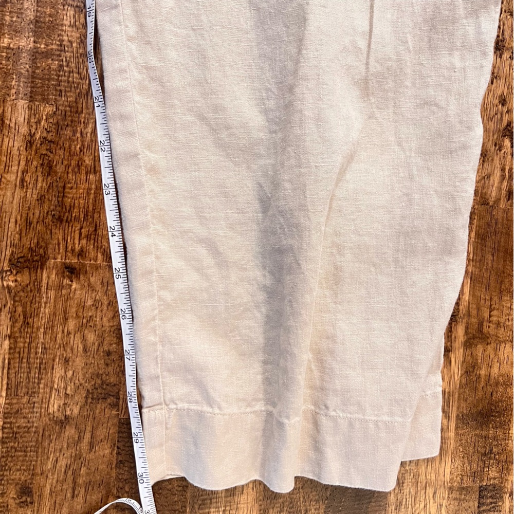 Quince Linen Wide Leg Drawstring Pants XL Relaxed Lounge - Picture 10 of 11